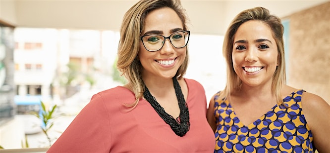 Two women starting a real estate team