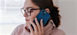 Woman calling to make a title insurance claim